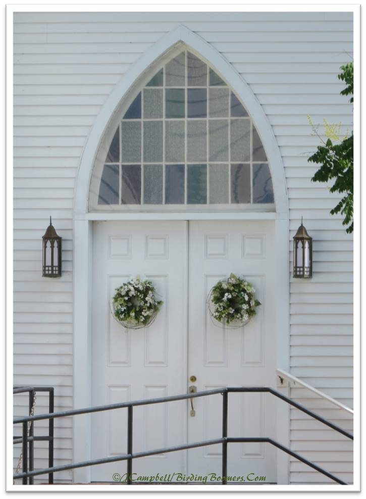 Gwynns Island stained glass